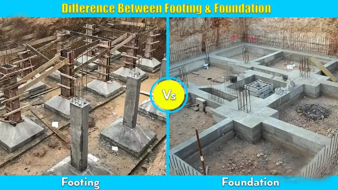 Foundation vs Footing